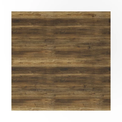 Lavish Home 65-inch TV Stand With 2 Doors, Adjustable Media Console Shelves, And Cable Management, Brown Woodgrain - Image 4