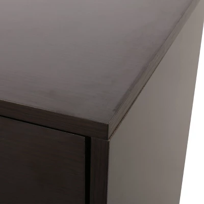 Doerun Mid-Century Modern Storage TV Stand For TVs Up To 48" Dark Gray/Black - Christopher Knight Home - Image 5