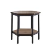 Ultimo Hexagon End Table Metal Brown - Steve Silver Co.