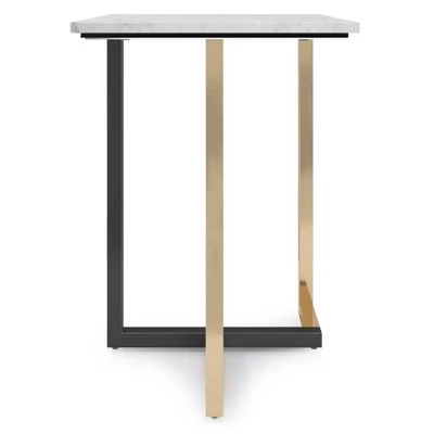 Dobson Marble Side Table White - WyndenHall - Image 8