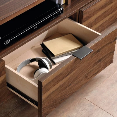 Harvey Park TV Stand For TVs Up To 70" Grand Walnut - Sauder - Image 4