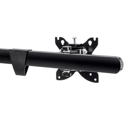 Monoprice Triple Monitor Pyramid Free Standing Desk Mount For 15-30in Monitors | Rotate 360°, Swivel ±60°, Tilt ±12° - Image 4