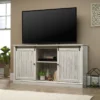 Barrister Lane Sliding Door TV Stand For TVs Up To 60" White Plank - Sauder