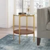 Metal Side Table In Gold - Henn&Hart