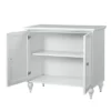Newcomb 2-Door Cabinet White - Sango