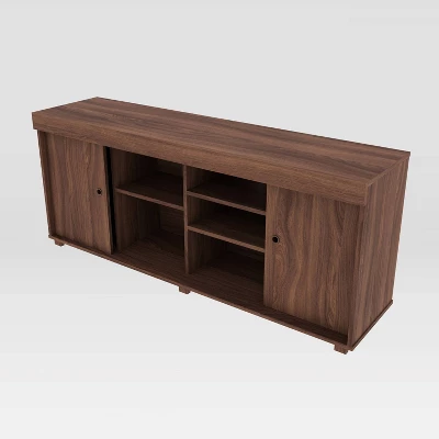 TV Stand For TVs Up To 65" With Storage Brown - Techni Mobili - Image 4