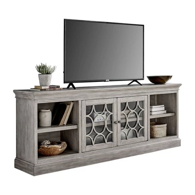 80" Rustic Two Door Tv Console Fully Assembled For Tvs Up To 80"- Martin Furniture - Image 6