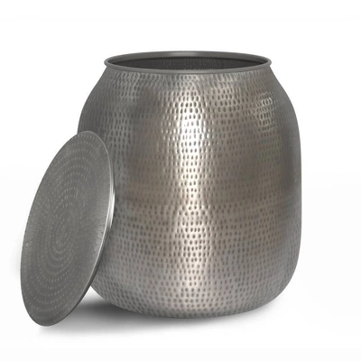 Riva Metal Storage Accent Table - WyndenHall - Image 8