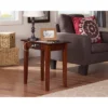 Shaker Chair Side Table With Charger Walnut - AFI