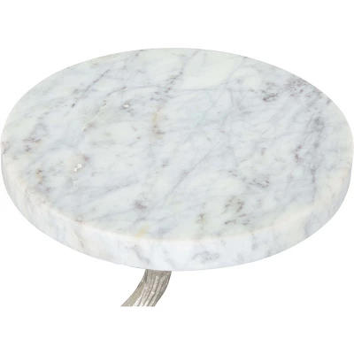 Kanaan Side Table Marble White - ZM Home - Image 4
