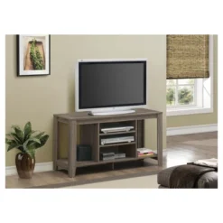 TV Stand For TVs Up To 48" Dark Taupe - EveryRoom