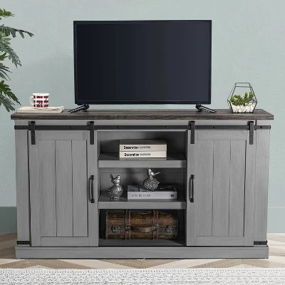 Sliding Doors TV Stand For TVs Up To 60" - Home Essentials - Image 6