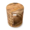 Brinley Round End Table Natural - Steve Silver