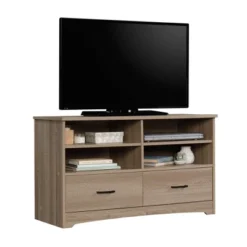 Beginnings 2 Drawer TV Stand For TVs Up To 54" Summer Brown - Sauder