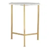 Heron Side Table White/Gold - ZM Home