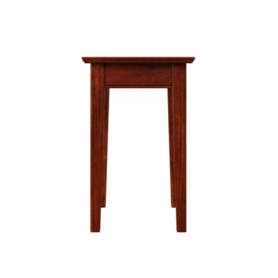 Shaker Chair Side Table With Charger Walnut - AFI - Image 3