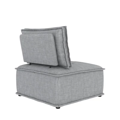 Sybil Modular Chair Gray Linen - Room & Joy - Image 4