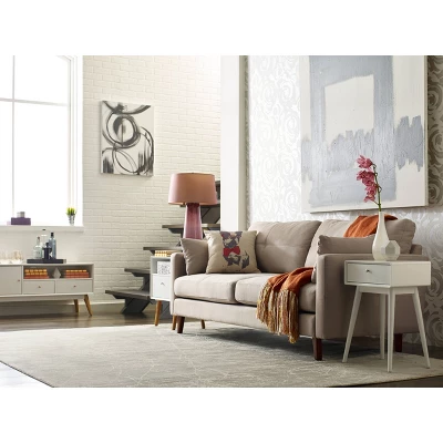 Lilou TV Stand For TVs Up To 53" French White - Adore Decor - Image 2