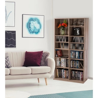 Henley 464 Media Storage Weathered Oak - Atlantic - Image 3