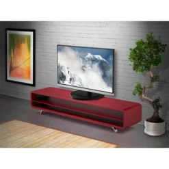 Aleratec TV Swivel Rotating Stand With Steel Ball Bearings For LCD LED Flat TVs, Black