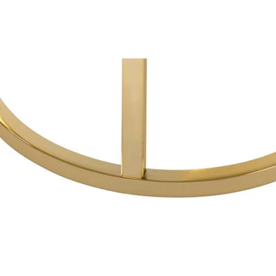 Ellias Round Side Table Black/Gold - Finch - Image 7