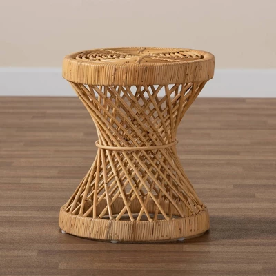 Seville Rattan End Table Natural - Bali & Pari - Image 4