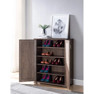 Moi Accent Storage Cabinet Walnut Oak - MiBasics - Image 4