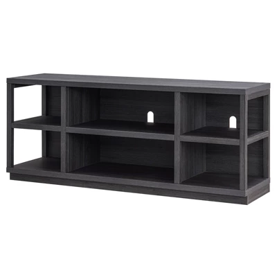 58 In. Charcoal Gray MDF TV Stand - Henn&Hart - Image 6
