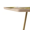 The Old Art Studio Mid Century Side Table White/Gold - Deny Designs