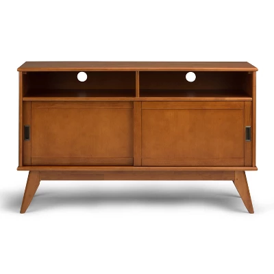Tall Tierney Solid Hardwood Mid Century TV Stand For TVs Up To 60" Dark Brown - WyndenHall - Image 3