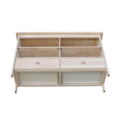 Concepts TV Stand For TVs Up To 52" Light Brown - International Concepts - Image 9