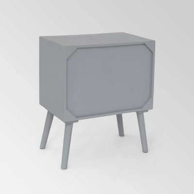 Aldape 2 Drawer Cabinet Natural - Christopher Knight Home - Image 4