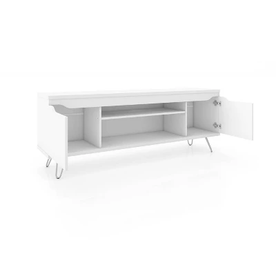 Baxter TV Stand For TVs Up To 60" White - Manhattan Comfort - Image 3