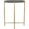 Antwohnette Side Table Marble Gray - ZM Home