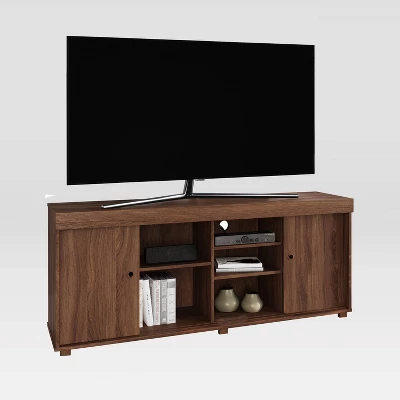 TV Stand For TVs Up To 65" With Storage Brown - Techni Mobili