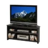 Vasari Corner Flat Panel TV Stand For TVs Up To 48" Black - Prepac