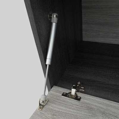 3pc Houlihan Mid-Century Entertainment Center Set Sonoma Gray Oak - Christopher Knight Home - Image 3