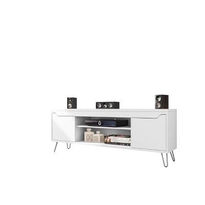 Baxter TV Stand For TVs Up To 60" White - Manhattan Comfort - Image 7