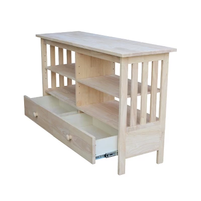 Concepts TV Stand For TVs Up To 52" Light Brown - International Concepts - Image 6