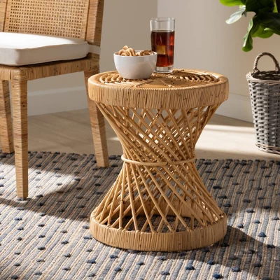 Seville Rattan End Table Natural - Bali & Pari - Image 3