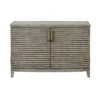 Averill 2 Door Credenza Gray - Treasure Trove Accents