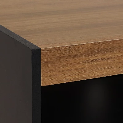 Sunnydaze Decor Sunnydaze Indoor Mid-Century Modern TV Stand Console With Storage Cabinet And Shelves For 58" TV - Image 7