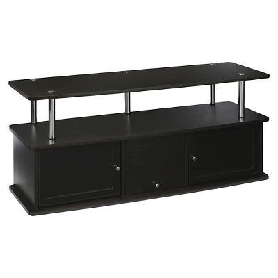 Designs2Go TV Stand For TVs Up To 50" With 3 Storage Cabinets And Shelf - Breighton Home - Image 8