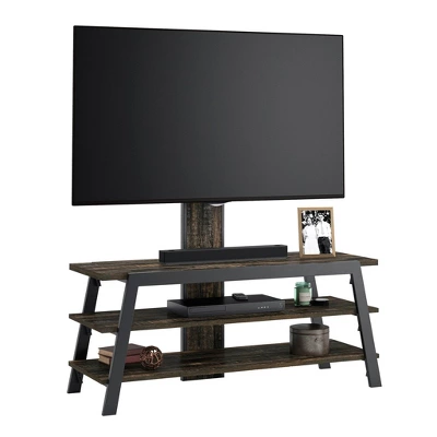 Steel River TV Stand For TVs Up To 50" With Mount Carbon Brown - Sauder - Image 4