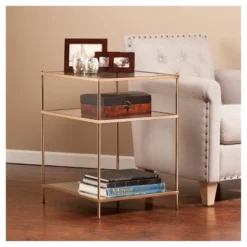 Benton Side Table Copper - Aiden Lane