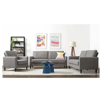 Verona Mid Century Sofa Gray - Dorel Living - Image 6