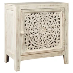 Fossil Ridge Accent Cabinet White - Signature Design By Ashley