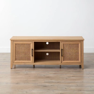 Cane Quick Assembly TV Stand For TVs Up To 60" - Brookside Home - Image 10