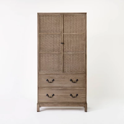 Brandeis Woven Cabinet Brown - Threshold™ Designed With Studio McGee - Image 2