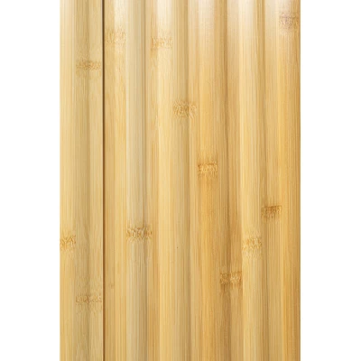 Aash 2-Doors Solid Bamboo Storage Cabinet,Farmhouse Storage Cabinet With 1 Adjustable Inner Shelves And Black Metal Legs-The Pop Home - Image 7